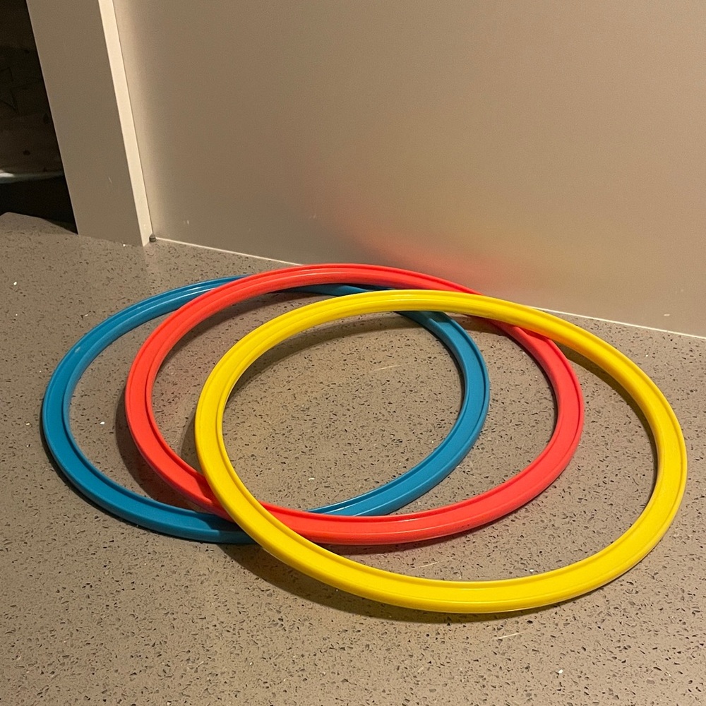 Lovevery Colorful Plastic Hoops Set